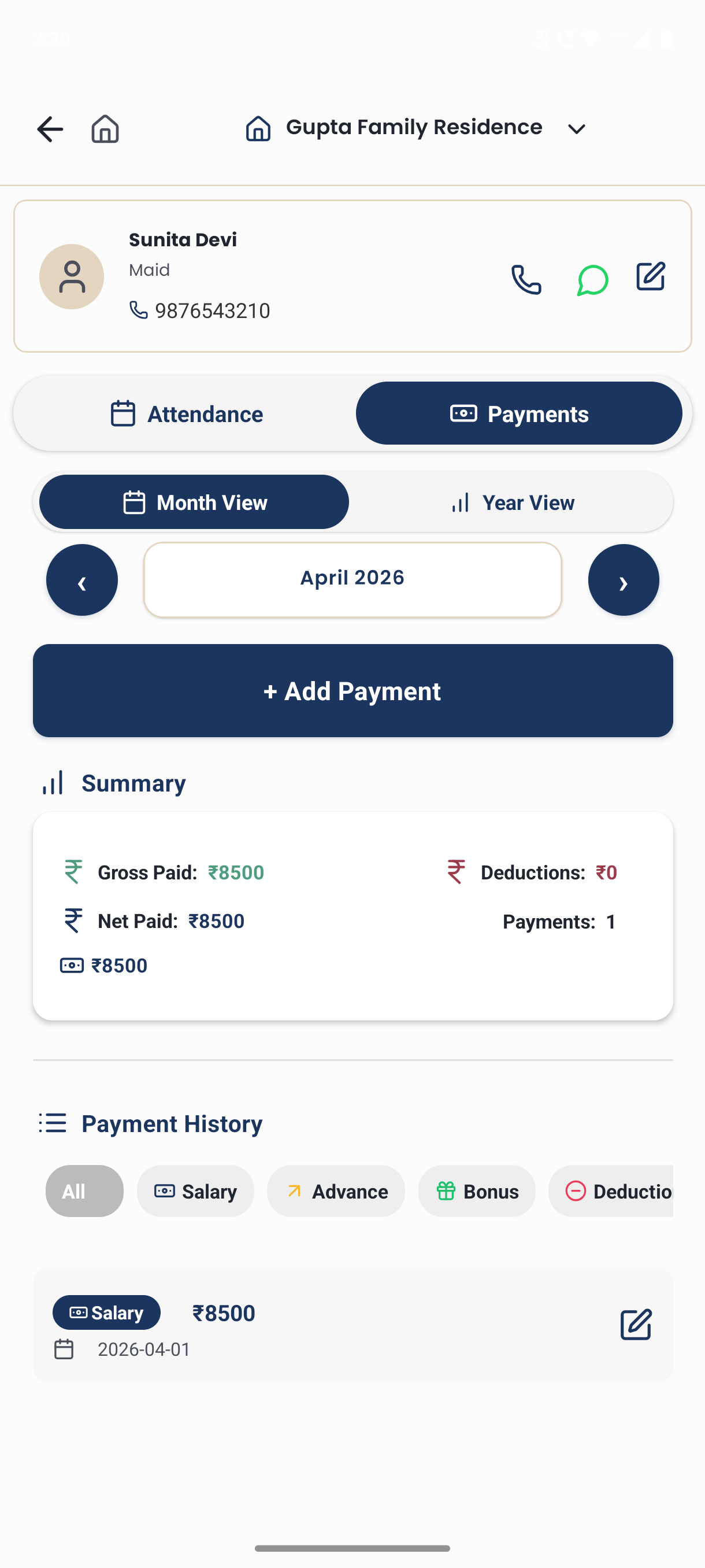 AttendAssist - Tenant management